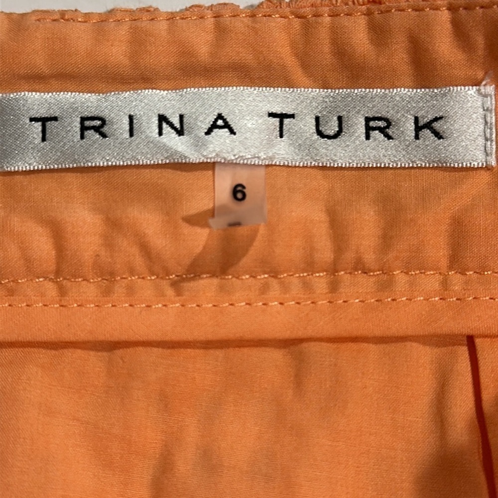 Trina Turk Eyelet Pencil Skirt Size 6 - EUC - Picture 3 of 4